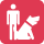 介助犬・盲導犬・聴導犬の同伴が可能